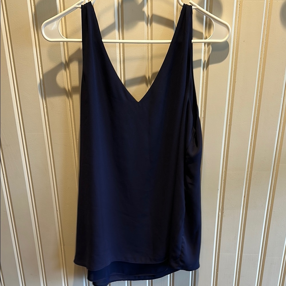 Lilly Pulitzer Blue Asymmetrical Tank Top